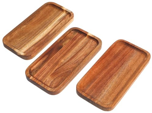 Gatuida 3piezas Bandejas y Fuentes para Servir De Bandeja De Restaurante Decorativa y Duradera