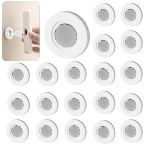 20 unidades de soportes magnéticos fuertes, soporte de mando a distancia, almacenamiento de mando a distancia para TV, soporte de mando a distancia para pared, ventilador, aire acondicionado, soporte