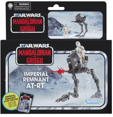 Star Wars The Vintage Collection Restimperium AT-RT, The Mandalorian & Grogu Premium Fahrzeug mit Action-Figur (Skala 9,5 cm)