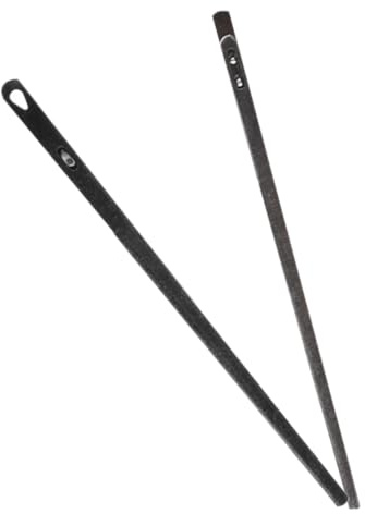NIYANGLE 2 Pezzi Aghi Cucito Pelle in Acciaio Ago Lavori Artigianali con Doppio e Singolo Strumenti Versatili per Te e Ricamo su Pelle