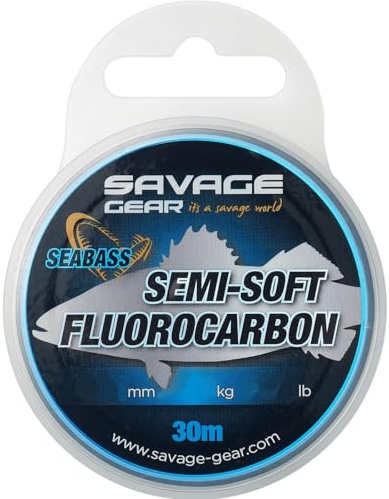 Savage Gear Semi Soft Fluorocarbon Seabass - 30m Schnur