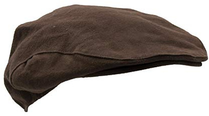 WALKER AND HAWKES Unisex skjutmössa av moleskin-bomull – vattentät, BRUN, M