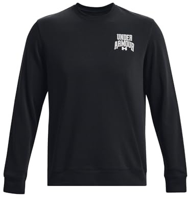 Under Armour Rival Herren-T-Shirt, Frottee, 1 Stück, Schwarz, L
