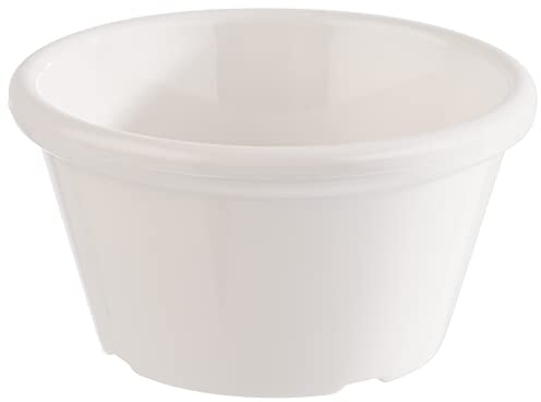 APS 40767 Lot de 12 coupelles en plastique Blanc Ø 7,5 cm Hauteur 4 cm