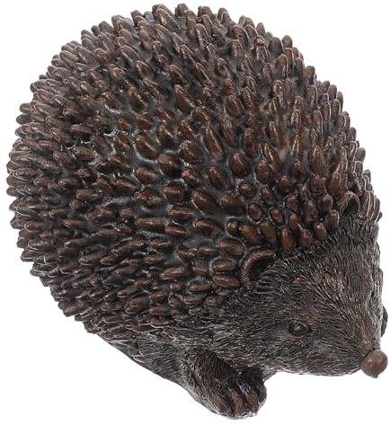 Milisten Hedgehog Shape Hidden Key Storage Box Outdoor Key Hider Garden Decoration for Cash Items Unique Present for Friends Family