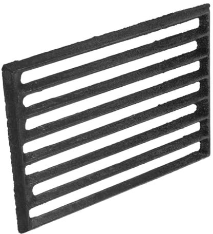 YARNOW Rechteckiger Grillrost Aus Eisen Hitzebeständiger Metall Kaminrost Für Grill Camping Und Garten Verdickter Brennholzrost Mit Luftzirkulation