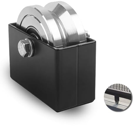 4 V - Groove Slide Gate Wheel with Dual Sealed Bearings Powerful Supports Up to 3000lbs Featuring Weld on Bracket Box for Sliding Rolling V Inverted Track Gates