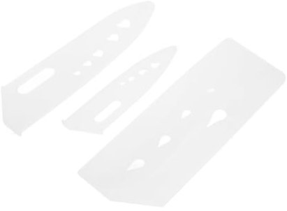 OUNONA Fundas Protectoras Cocina 3 Piezas Plástico Transparente Protector de Corte Almacenamiento Compacto Uso Diario para Cocina y Exterior