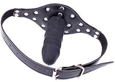 ZJPOJPH Gode ​​réglable, bâillon buccal, jouet sexuel, bâillon buccal SM, bâillon for pénis, bâillon, gode, entraîneur buccal, bâillon buccal érotique for hommes et femmes(10CM)