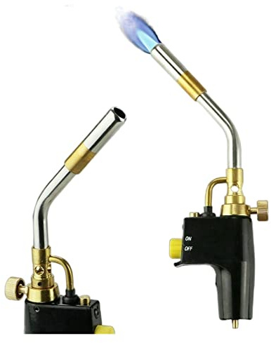 Ryanong Outils de soudage à haute chaleur - Outils de plomberie - Soudure au gaz - Chalumeau à souder au propane instantané professionnel - Brûleur de carte - Accessoires de soudage TIG