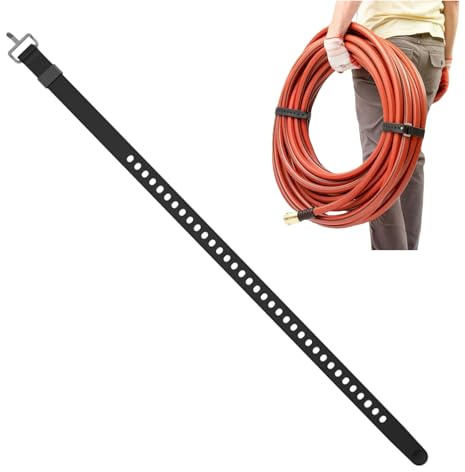 Lashing Strap - Nylon Safety Strap for Load Securing - Self-Locking Versatile Lashing Strap Tool for Transport Camping Moving