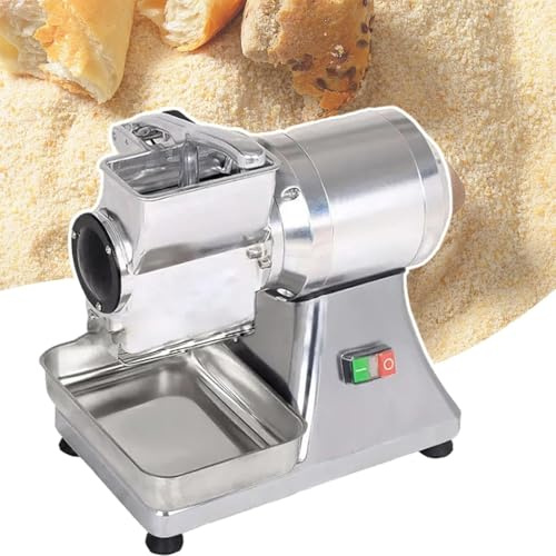 Râpe à fromage électrique, 550 W en acier inoxydable, vitesse de 1500 tr/min, 39,9 kg/h, idéale pour râper le fromage, le beurre et les miettes de pain