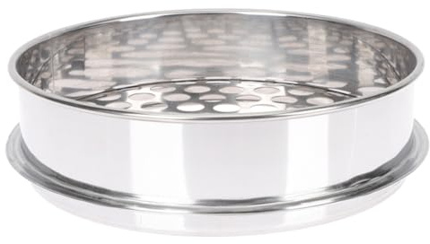 CONGARTENO Stainless Steel Round Blueberry Grading Sieve Multi-Purpose Mesh Strainer for Home Kitchen Garden Soil and Coffee Bean Sieving