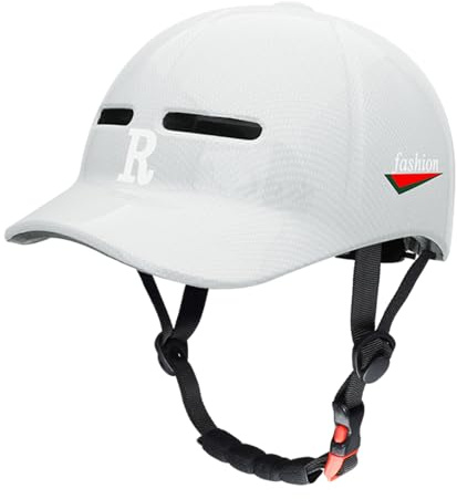 Casco de Bicicleta | Casco Ajustable para Adultos - Seguridad con Protección Solar para Deportes Exteriores como Patinaje Ciclismo Urbano Scooter Hombre y Mujer