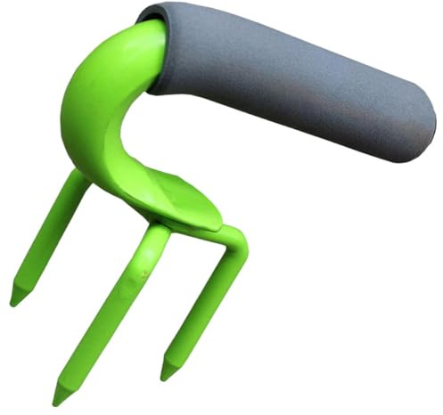 Housoutil Petit Râteau à Main en Acier Outil de Jardinage Léger pour Ameublissement et Désherbage pour Pelouses et Petits Travaux Extérieurs Pratique pour Jardinage et Culture en Pot