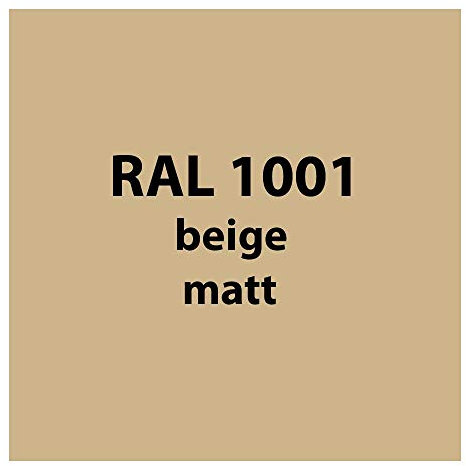 Streichlack Streich Lack Farbe 1K * Premium Qualität * 1 Liter (RAL 1001 beige matt)