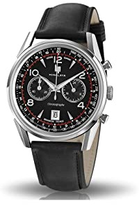Montre Lip Himalaya en Cuir Noir Etanche
