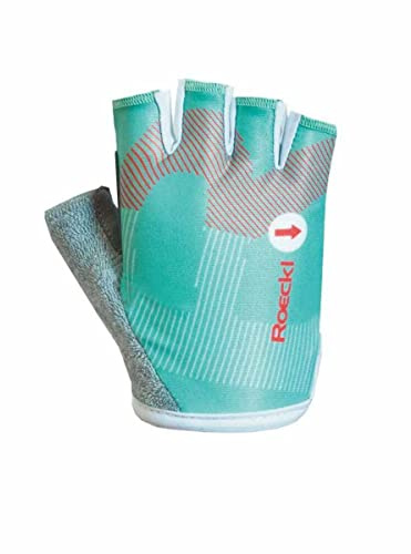 Roeckl Teo Kids Kinder Fahrrad Handschuhe kurz türkis grün 2022: Größe: 3