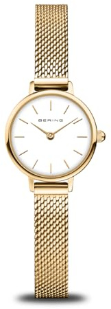 BERING Damen Uhr Quarz Movement - Classic Collection mit Edelstahl und Saphirglas 11022-334 - Wasserdicht: 3 ATM