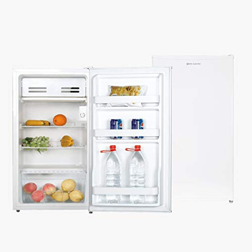 EAS ELECTRIC SMART TECHNOLOGY | EMR84Z1 | Frigorífico bajo encimera | Blanco | nevera pequeña 85 x 43 cm | Puerta ajustable | frigorificos pequeños puerta reversible | mini nevera 93 L