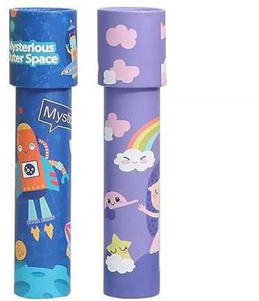 TOYANDONA 2stücke Junge Mädchen-Kaleidoskop Aus Hochwertigem Papier Leicht Und Tragbar Als Lernspielzeug Für Junge Mädchen Geeignet Fördert Neugier Und Kreativität