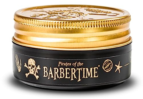 BARBERTIME Brillantine (100ml) – Styling-Creme mit Glanz, Pflege | Angereichert mit Traubenkernöl – antioxidativ & nährend | Duft: Spanisches Labdanum – warm, elegant, maskulin