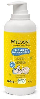 Mitosyl, Lozione per il corpo Dermoprotettiva, idratazione profonda, pelle sensibile e atopica, formula vegana con burro di karité, 400 ml
