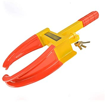 Antitheft Locking Devices Universal Extendable Tyre Wheel Lock Car Heavy Duty Anti-Theft Wheel Clamp with 3 Keys