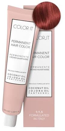 COLOR.IT by BM - Permanente Haarfarbe in Salonqualität, 100ml (6.4 Dunkelblond Kupfer, 1er Pack)