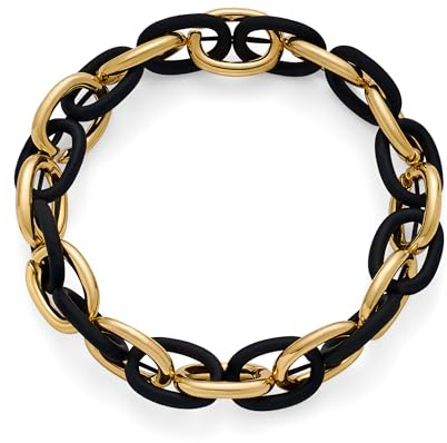 WOWORAMA Tjockt kedjearmband för kvinnor justerbar elastisk stretchlänk armband tjock länk uttalande armband guld/silver, Adjustable Size, legering, Ingen ädelsten