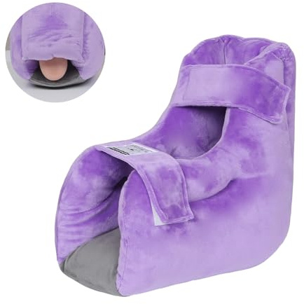 Ehucon Protecteurs De Talon Pour Soulagement Des Escarres, Coussin Pour Pied Pour Traitement De La Douleur Et Des Blessures Aux Talons Chez Les Personnes Âgées/Patients Alités