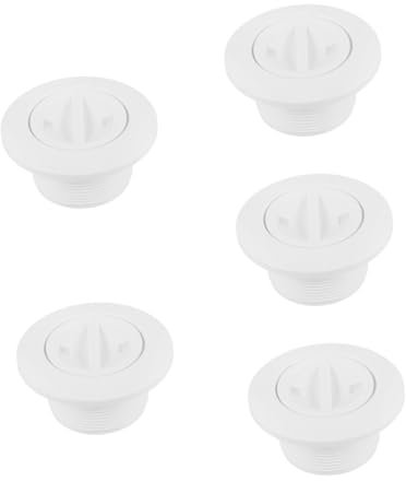 UKCOCO 5pcs Pool Vacuum Head Cover for Main Drain Suction Safety Shield for Swimming Pool Cleaning Accessories