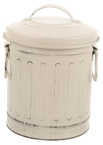 ELAYARD Cubo de Cenizas Seguro y Cómodo con Gran Capacidad de Hierro para Chimenea y Diseño Vintage para Uso en Interiores y Hogares