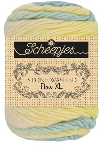 Scheepjes Flow XL Hilo Mezcla Algodón Acrílico, 03 Susurro, 65 g