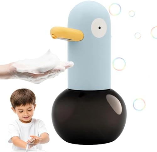 Enten Seifenspender,automatischer Seifenspender Kinder,realistischer Nasenform Wandmontierter Seifenspende,elektrischer Seifenspender Mit Sensor,Duck Shape Soap Dispenser(A)