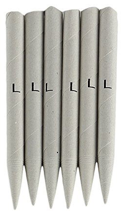Jack Richeson 3/8-tums blandning tortillon stammar, stor, 6-pack