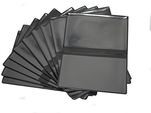 ggm Ausweishüllen 10 Stück in Schwarz – Kfz-Scheinhülle, Dokumententasche, Kartenschutzhülle und Dokumententasche – Robustes PVC für Fahrzeugschein, Ausweis, Führerschein – Kompakt & langlebig