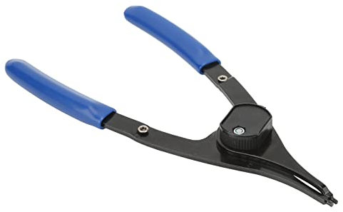 Snap Ring Plier, 9in Circlip Plier Adjustable High Efficiency Internal External C Clip Plier for Auto Repairing (Straight Head)