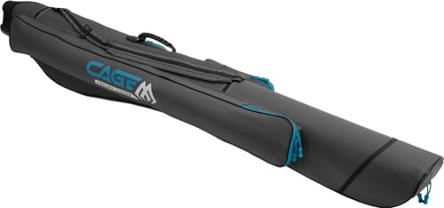 Mikado Rutenfutteral, 2 Fächer, Hardcase 150cm und 175cm, Feederruten-Futteral, Rutentasche (175cm)