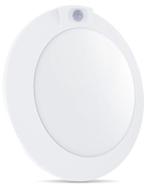 Sofiton 6 Inch Motion Sensor Ceiling Light Indoor, 14W 3000K Wired LED Disk Lights, CRI90+, 950LM, ETL Certified, Wet Location, Motion Activated Light for Closets, Hallway, Entryway, Stairs, 1Pack