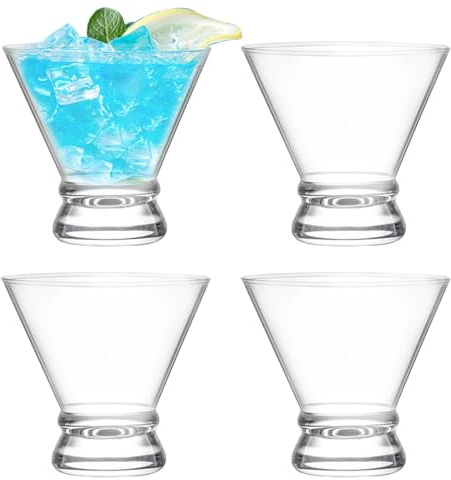 Verres à cocktail – 200 ml – Verres à margarita multi-usages pour bar, café, réunion de famille, boîte de nuit, maison