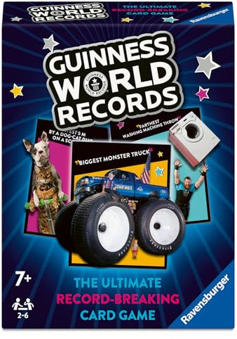 Ravensburger Guinness World Records Game Family Card Game for Adults and Kids Age 7 Years Up - 2 to 6 Players