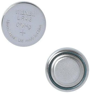 10pcs Maxell LR43 1.5v Alkaline Button Batteries also known as AG12 301 386 L1142 LR1142 186 D301 D386