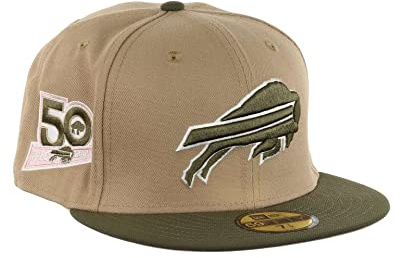 New Era NFL American Football – Cap Basecap beige olivgrön – Sidepatch Teamlogo