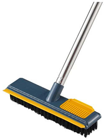 WOFASHPURET Rakelbürste, Besen, Fugenmörtel, Hundehaarentferner, Teppichrechen, steife Bürste, Tierhaarentferner für Couch, Boden, Schrubber, Bürste, Push-Besen, Teppichreinigungsbürste,
