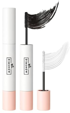 Mascara Volumen und Länge - Wasserdicht und schmutzabweisend Teleskopmascara mit zwei Enden | Verlängerung Mascara schwarz Geschenk für Freundin Schwesterkollegen Evikoo
