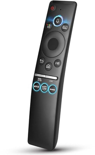 Voice Replacement for Samsung-Smart-TV-Remote, Compatible for All Samsung TVs with Voice Function, with shortcut buttons（Not for Soundbar)