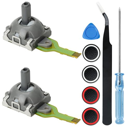 Sedicoca 2 Pack Joystick Replacement for ROG Ally, Replacement Joystick Compatible with ASUS ROG Ally Compatible with GPD WIN3 Handheld, Analog Stick Transducer Drift Repair Kit