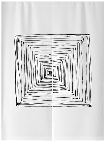 Küchenvorhänge Schwarze Geometrie Scheibengardinen Polyester Vorhänge Kurz Waschbar Raumteiler Vorhang Türvorhang Langlebig Küchenvorhang Kurze Gardinen Verdickung Tür Vorhang 80x200