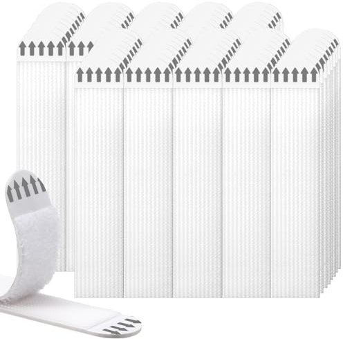 Klebenagel 96 Stück bilderhaken selbstklebend,Klebehaken Bilder Weiß Klebenagel für Bilderrahmen,Klebehaken Bilder Aufhängen Kann auf Glatten Oberflächen wie Wänden,Türen,Fenstern usw